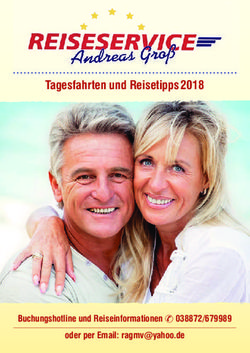 Tagesfahrten und Reisetipps 2018 - Buchungshotline und Reiseinformationen 038872/679989 oder per Email: Reiseservice Andreas ...