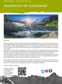 Sommerzeit im Lötschental - LÖTSCHENTAL - DAS MAGISCHE TAL - Hoststar