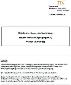 Steuern und Rechnungslegung (M.A.) Version (2020-10-15) - Hochschule Augsburg