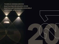 THOMAS HENGELBROCK BALTHASAR-NEUMANN-CHOR BALTHASAR-NEUMANN-ENSEMBLE JOHANNA WOKALEK