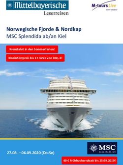 Norwegische Fjorde & Nordkap MSC Splendida ab/an Kiel 27.08 - 06.09.2020 (Do-So)