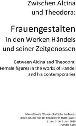 Frauengestalten in den Werken Händels und seiner Zeitgenossen - Händel-Haus