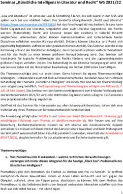 Seminar "K&uuml;nstliche Intelligenz in Literatur und Recht" WS 2021/22