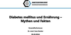 Diabetes mellitus und Ern&auml;hrung - Mythen und Fakten - Gesundheitsmesse Dr. med. Sven Becker 03.03.2018