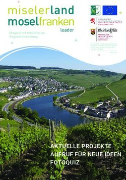 AKTUELLE PROJEKTE AUFRUF F&Uuml;R NEUE IDEEN FOTOQUIZ - Magazin mit Initiativen zur Regionalentwicklung