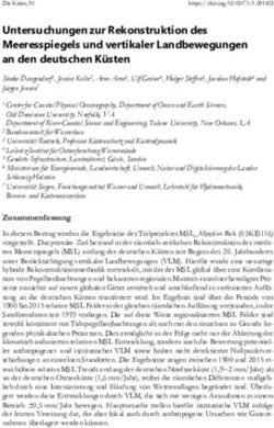Untersuchungen zur Rekonstruktion des Meeresspiegels und vertikaler Landbewegungen an den deutschen Küsten