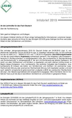 Infobrief 2019 - Bayern.de