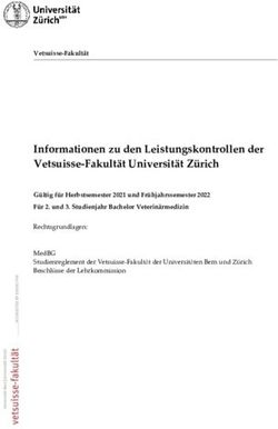 Informationen zu den Leistungskontrollen der Vetsuisse-Fakult&auml;t Universit&auml;t Z&uuml;rich
