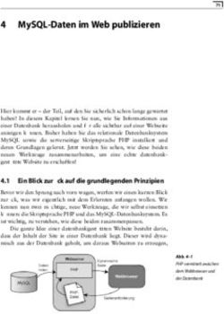 4 MYSQL-DATEN IM WEB PUBLIZIEREN