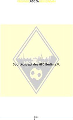 FREUNDESIEGENGEMEINSAM - Sportkonzept des HFC Berlin e.V.