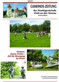 GEMEINDE-ZEITUNG der Marktgemeinde Orth an der Donau - Sommer, Sonne, Ferien - Zeit f&uuml;r Bewegung im Freien - in Orth an der Donau