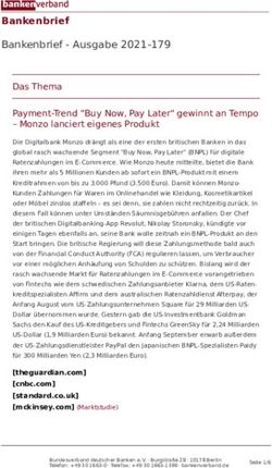 Bankenbrief Bankenbrief - Ausgabe 2021-179 - Das Thema Payment-Trend "Buy Now, Pay Later" gewinnt an Tempo - Monzo lanciert eigenes Produkt ...