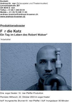 F&uuml;r die Katz Produktionsdossier