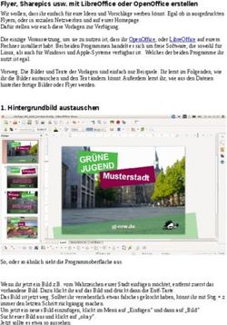 FLYER, SHAREPICS USW. MIT LIBREOFFICE ODER OPENOFFICE ERSTELLEN