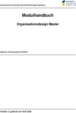 Modulhandbuch Organisationsdesign Master - Hochschule Für Wirtschaft ...