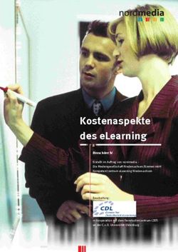 Kostenaspekte des eLearning
