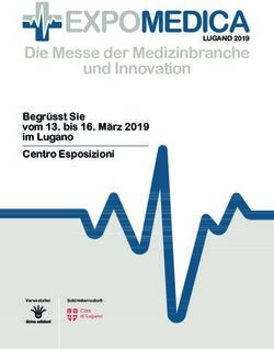 Die Messe der Medizinbranche und Innovation - Begrüsst Sie vom 13. bis 16. März 2019 im Lugano Centro Esposizioni - Expomedica