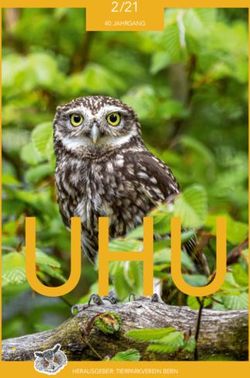 JAHRGANG - HERAUSGEBER: TIERPARKVEREIN BERN