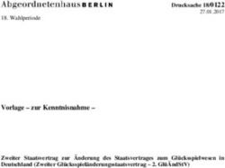 Vorlage - zur Kenntnisnahme-Drucksache 18/0122 27.01.2017 - Abgeordnetenhaus von ...