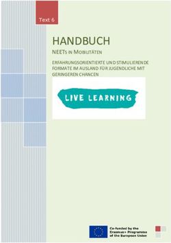 HANDBUCH NEETS IN MOBILIT&Auml;TEN ERFAHRUNGSORIENTIERTE UND STIMULIERENDE FORMATE IM AUSLAND F&Uuml;R JUGENDLICHE MIT GERINGEREN CHANCEN - Live Learning