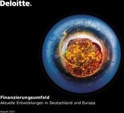 Finanzierungsumfeld Aktuelle Entwicklungen in Deutschland und Europa - Deloitte