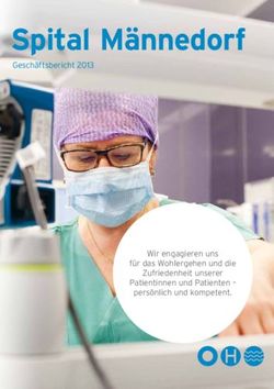 Spital M&auml;nnedorf Gesch&auml;ftsbericht 2013 - Wir engagieren uns f&uuml;r das Wohlergehen und die Zufriedenheit unserer Patientinnen und Patienten ...