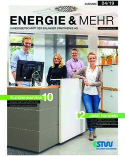 ENERGIE & MEHR - Kundenservice 10 Jetzt handeln - ENERGIE & MEHR