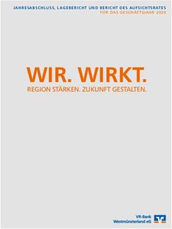 WIR. WIRKT. REGION ST&Auml;RKEN. ZUKUNFT GESTALTEN - JAH R ESABSCH LUSS, LAG ICHT DES AU FSICHTSRATES