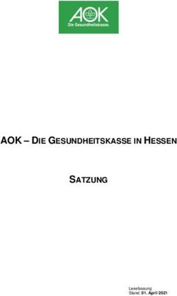 AOK - DIE GESUNDHEITSKASSE IN HESSEN SATZUNG