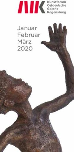 Januar Februar M&auml;rz 2020 - Kunstforum Ostdeutsche Galerie Regensburg
