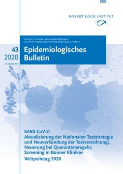 Epidemiologisches Bulletin - RKI
