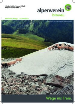Abenteuer, Berge Z sammsitz n - Infos der Sektion Braunau A bis Z Ausgabe 93/September 21 - Österreichischer Alpenverein