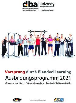 Ausbildungsprogramm 2021 - Vorsprung durch Blended Learning - DFLV
