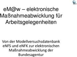 EM@W - ELEKTRONISCHE MA&szlig;NAHMEABWICKLUNG F&Uuml;R ARBEITSGELEGENHEITEN - VON DER MODELLVERSUCHSDATENBANK ENFS UND ENFK ZUR ELEKTRONISCHEN ...