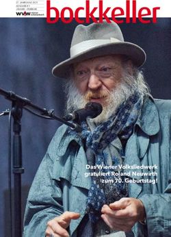 J&Auml;NNER - FEBRUAR bockkeller - Das Wiener Volksliedwerk gratuliert Roland Neuwirth zum 70. Geburtstag!