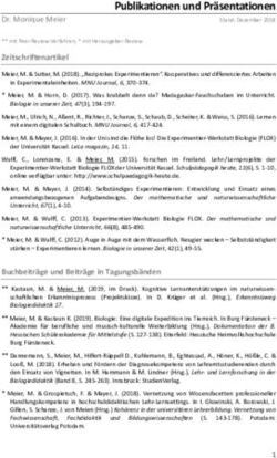 Publikationen und Pr&auml;sentationen