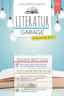LITERATUR GARAGE INTERVIEW MIT ANDREAS SCHL&Uuml;TER