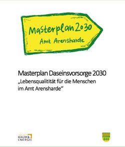 Masterplan Daseinsvorsorge 2030 - "Lebensqualitit&auml;t f&uuml;r die Menschen im Amt Arensharde"