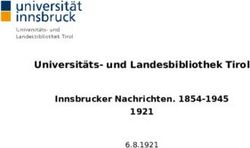 Universit&auml;ts- und Landesbibliothek Tirol - Innsbrucker Nachrichten. 1854-1945 1921