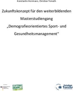 Zukunftskonzept f&uuml;r den weiterbildenden Masterstudiengang "Demografieorientiertes Sport- und Gesundheitsmanagement" - Konstantin Herrmann ...