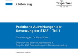 Praktische Auswirkungen der Umsetzung der STAF - Teil 1 - Christa Aregger / Dr. Remo K&uuml;ttel &Uuml;berblick und Berechnungsbeispiele zu Step-Up, F&E ...
