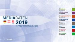 2019 MEDIADATEN IT-PROFESSIONALS / B2B - Vogel Communications Group