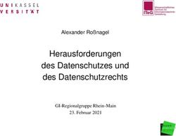 Herausforderungen des Datenschutzes und des Datenschutzrechts - Alexander Roßnagel - RG Rhein-Main