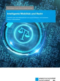 Intelligente Mobilität und Recht - Themenpapier Cluster Elektromobilität Süd-West - Cluster Elektromobilität Süd ...