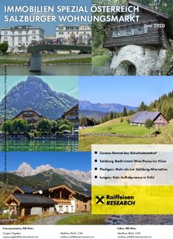 IMMOBILIEN SPEZIAL ÖSTERREICH SALZBURGER WOHNUNGSMARKT