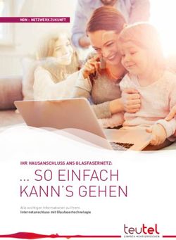 SO EINFACH KANN'S GEHEN - IHR HAUSANSCHLUSS ANS GLASFASERNETZ: NGN - NETZWERK ZUKUNFT - teutel