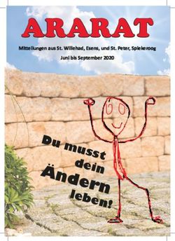 ARARAT - dein leben! - Mitteilungen aus St. Willehad, Esens, und St. Peter, Spiekeroog