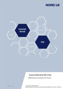 Covered Bond & SSA View - NORD/LB Markets Strategy & Floor Research - Die NORD/LB