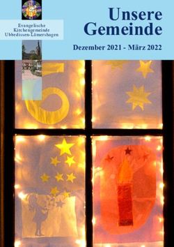 Unsere Gemeinde Dezember 2021 - M&auml;rz 2022 - Evangelische Kirchengemeinde Ubbedissen-L&auml;mershagen - Evangelische Kirchengemeinde ...