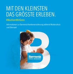 MIT DEN KLEINSTEN DAS GR&Ouml;SSTE ERLEBEN - #MachenWirGern Informationen zur Barmenia Krankenversicherung w&auml;hrend Mutterschutz und Elternzeit ...